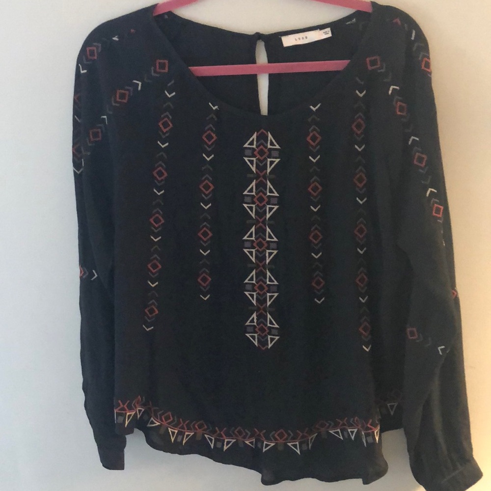 Black lightweight blouse